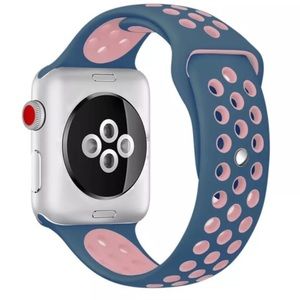 NEW 42mm Apple Watch Band - Royal Blue & Pink